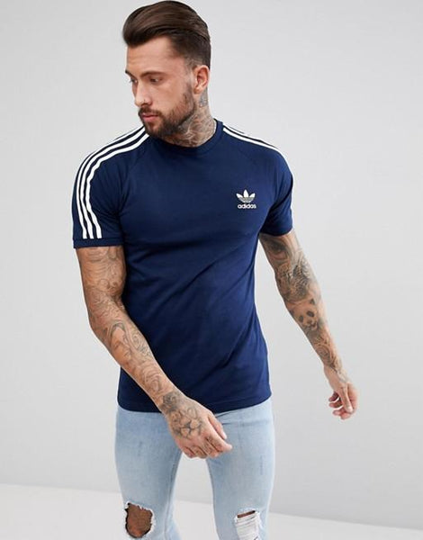 adidas Originals adicolor California T-Shirt In Navy