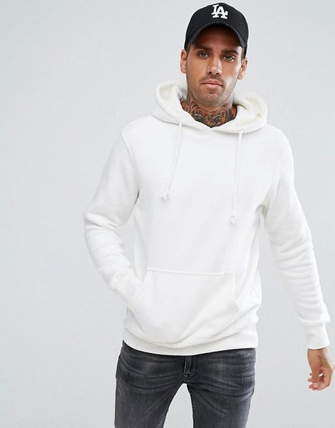 Pull&Bear Hoodie In White