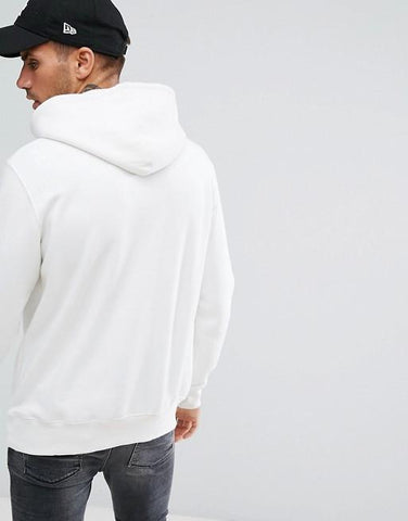 Pull&Bear Hoodie In White